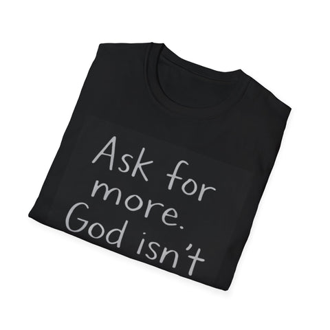 MORE T-SHIRT - BLACK