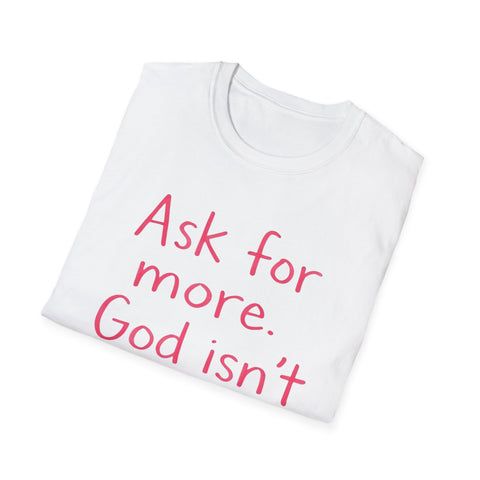 MORE T-SHIRT - WHITE
