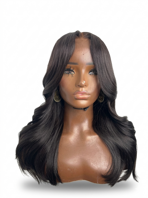 18" Straight w/ layers (Ships in ONE business day)