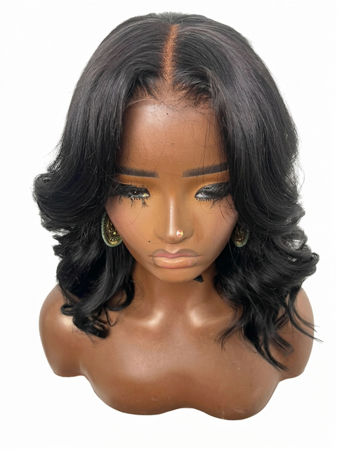 12" JET BLACK PERUCA (Ships in 7 Business Days)